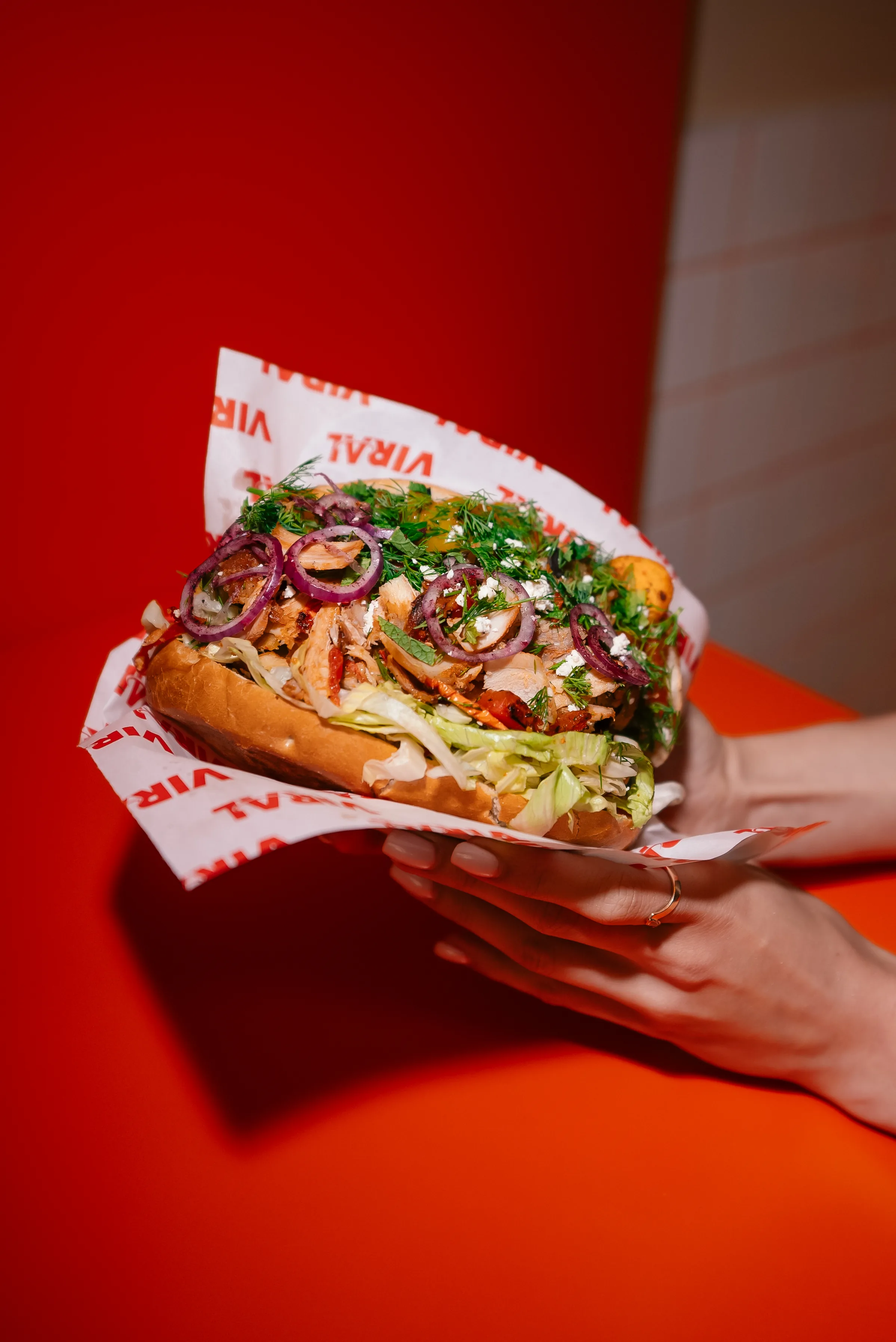 Döner VIRAL z bliska